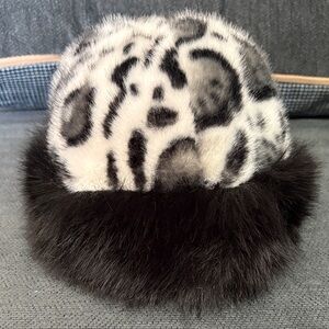 NEW: Leopard Print Faux Fur Hat